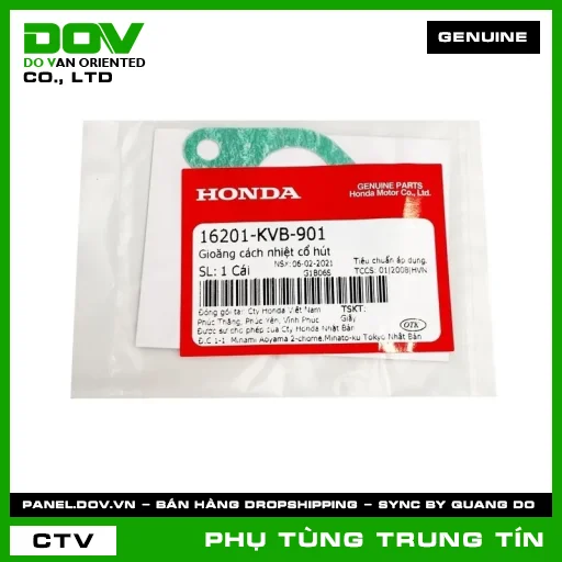 GIOĂNG CÁCH NHIỆT CỔ HÚT | 16201-KVB-901 | HONDA — 16201KVB901