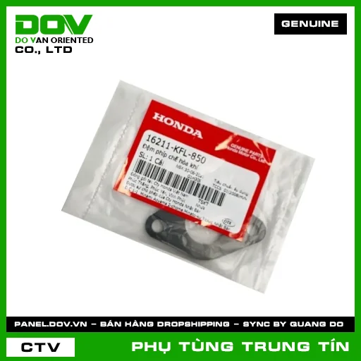 ĐỆM PHÍP CHẾ HÒA KHÍ | 16211-KFL-850 | HONDA (WAVE 100, WAVE ALPHA) — 16211KFL850