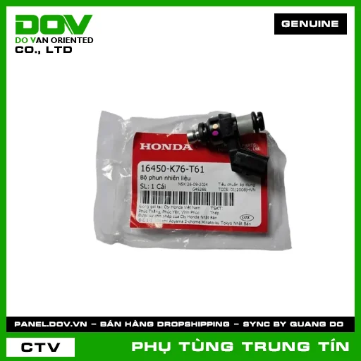 BỘ PHUN NHIÊN LIỆU | 16450-K76-T61 | HONDA (FUTURE 125, SUPER CUB C125, VISION 110, WAVE RSX 110) — 16450K76T61