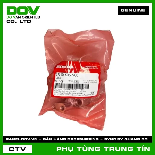 CỔ HÚT | 17110-K0S-V00 | HONDA (SH 125/150, SH 125/160) — 17110K0SV00