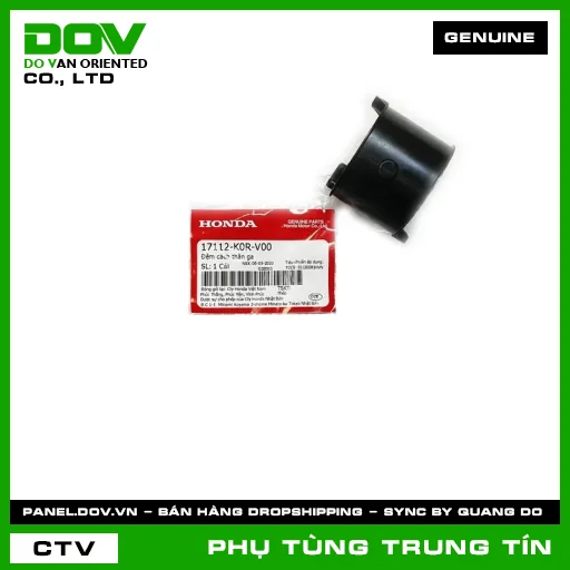 ĐỆM CÁCH THÂN GA | 17112-K0R-V00 | HONDA (PCX 160, SH 125/150, SH 125/160, VARIO 160) — 17112K0RV00