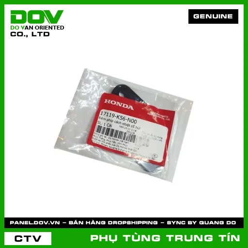 ĐỆM PHÍP CÁCH NHIỆT CỔ HÚT | 17119-K56-N00 | HONDA (CB150R, WINNER 150, WINNER R, WINNER X) — 17119K56N00