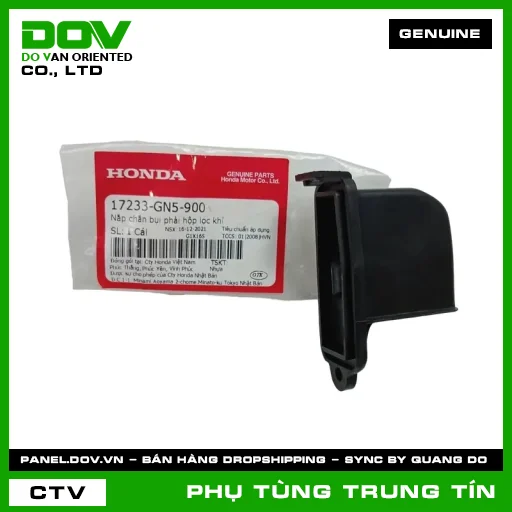 NẮP CHẮN BỤI PHẢI HỘP LỌC KHÍ | 17233-GN5-900 | HONDA (WAVE ALPHA) — 17233GN5900