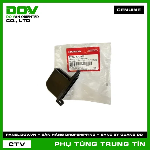 Nắp chắn bụi phải hộp lọc khí | 17233-KFL-890 | HONDA — 17233KFL890