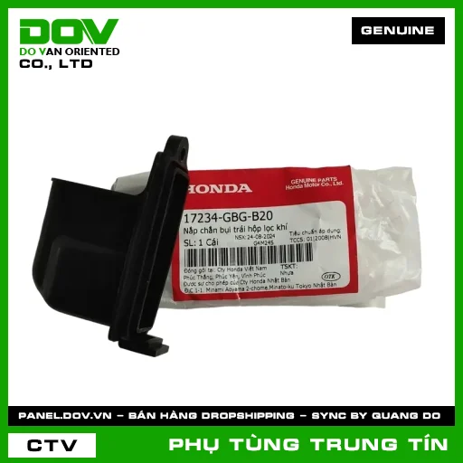 NẮP CHẮN BỤI TRÁI HỘP LỌC KHÍ | 17234-GBG-B20 | HONDA (SUPER DREAM) — 17234GBGB20