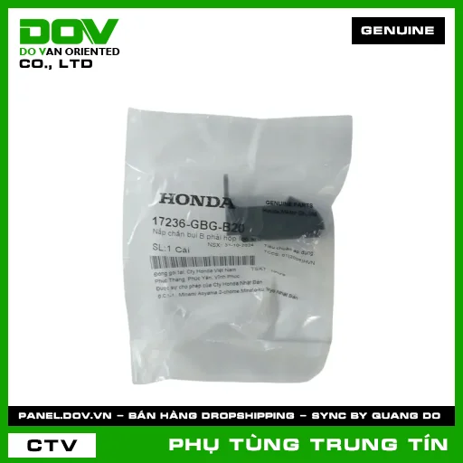 NẮP CHẮN BỤI B PHẢI HỘP LỌC KHÍ | 17236-GBG-B20 | HONDA (SUPER DREAM) — 17236GBGB20