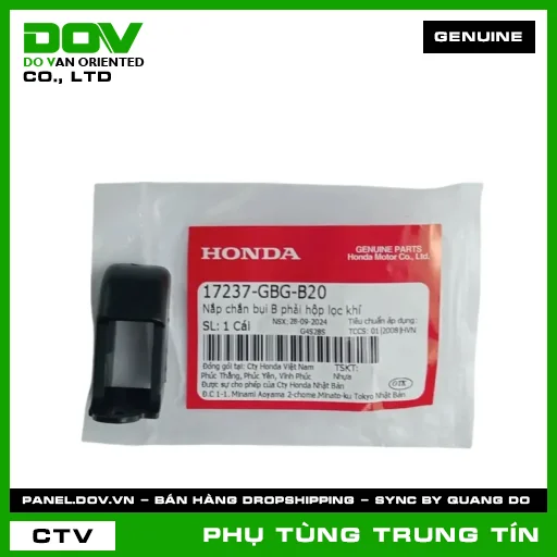 NẮP CHẮN BỤI B PHẢI HỘP LỌC KHÍ | 17237-GBG-B20 | HONDA (SUPER DREAM) — 17237GBGB20