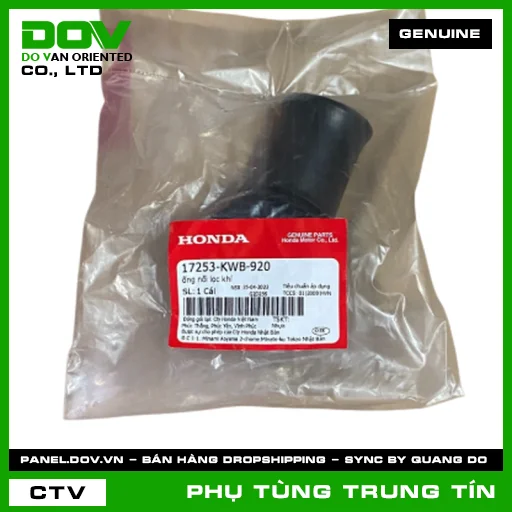 ỐNG NỐI LỌC KHÍ | 17253-KWB-920 | HONDA (BLADE 110, WAVE RSX 110) — 17253KWB920