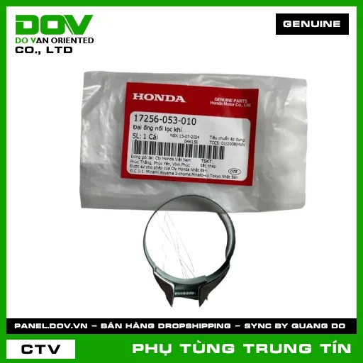 ĐAI ỐNG NỐI LỌC KHÍ | 17256-053-010 | HONDA (SUPER DREAM, WAVE 100, WAVE ALPHA) — 17256053010