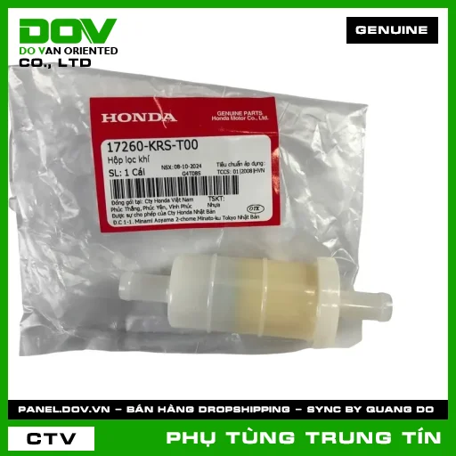 HỘP LỌC KHÍ | 17260-KRS-T00 | HONDA (BLADE 110, DREAM 110, WAVE ALPHA, WAVE ALPHA 110, WAVE RSX 110) — 17260KRST00