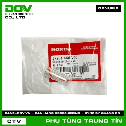 ỐNG XẢ CẶN BẦU LỌC KHÍ | 17261-K66-V00 | HONDA (AIR BLADE 125, AIR BLADE 125/150) — 17261K66V00