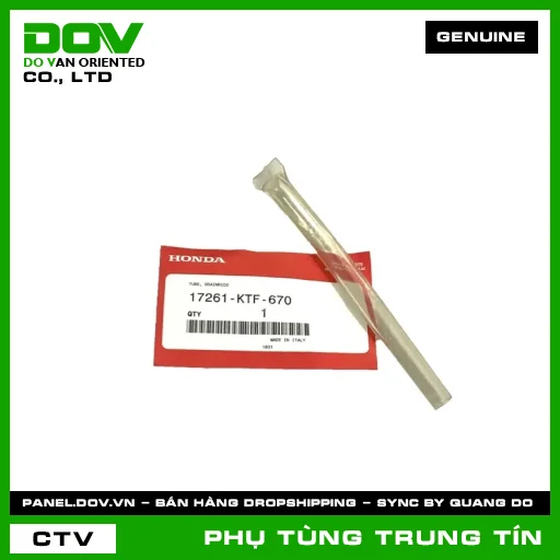ỐNG XẢ CẶN BẦU LỌC KHÍ | 17261-KTF-670 | HONDA — 17261KTF670
