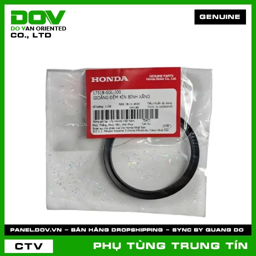 GIOĂNG ĐỆM KÍN BÌNH XĂNG | 17518-GGL-J00 | HONDA (AIR BLADE 110, AIR BLADE 125, FUTURE 125, LEAD 125, PCX, PCX 125, SH 125/150, SH MODE, VISION 110, WAVE RSX 110) — 17518GGLJ00