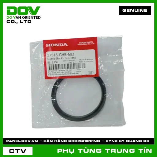 GIOĂNG ĐỆM KÍN BÌNH XĂNG | 17518-GHB-603 | HONDA (AIR BLADE 125/150, AIR BLADE 125/160, FUTURE 125, LEAD 125, PCX, PCX 125/150, SH 125/150, SH 125/160, SH 350, SH MODE, VARIO 160, VISION 110, WAVE RSX 110, WINNER 150, WINNER R, WINNER X) — 17518GHB603