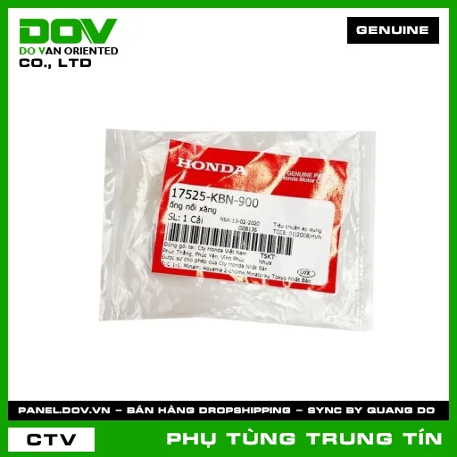 ỐNG NỐI XĂNG | 17525-KBN-900 | HONDA (AIR BLADE 110, AIR BLADE 125, CLICK 110, LEAD 110, LEAD 125, PCX, SH 125/150, SH 125/160, SH 350, SH MODE, SUPER CUB C125, VISION 110) — 17525KBN900