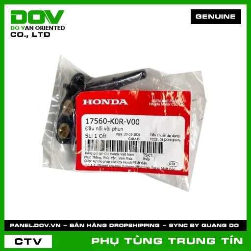 ĐẦU NỐI VÒI PHUN | 17560-K0R-V00 | HONDA (AIR BLADE 125/160, PCX 160, SH 125/150, SH 125/160) — 17560K0RV00