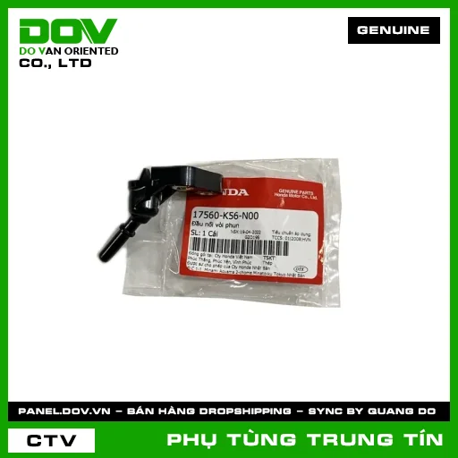 ĐẦU NỐI VÒI PHUN | 17560-K56-N00 | HONDA (CB150R, CB300R, WINNER 150, WINNER R, WINNER X) — 17560K56N00