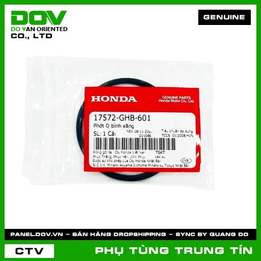 PHỚT O BÌNH XĂNG | 17572-GHB-610 | HONDA (LEAD 125, VISION 110) — 17572GHB610