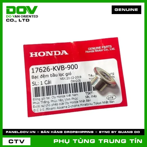 Bạc đệm bầu lọc gió | 17626-KVB-900 | HONDA (AIR BLADE 110, CLICK 110) — 17626KVB900
