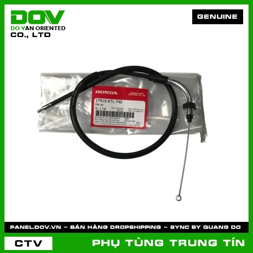 DÂY GA | 17910-KTL-740 | HONDA (WAVE 100, WAVE ALPHA) — 17910KTL740