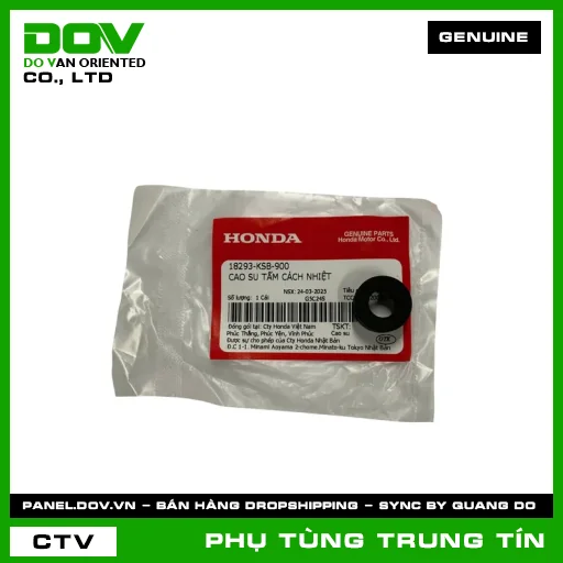 CAO SU TẤM CÁCH NHIỆT | 18293-KSB-900 | HONDA (AIR BLADE 110, AIR BLADE 125, AIR BLADE 125/160, CLICK 110, DREAM 110, LEAD 125, MSX 125, PCX, PCX 125, PCX 125/150, PCX 160, SH 125/150, SH 125/160, SH MODE, VARIO 160, VISION 110) — 18293KSB900