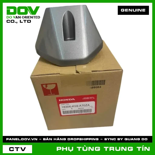 ĐUÔI ỐNG XẢ*NH167MU* | 18306-K59-A70ZA | HONDA — 18306K59A70ZA