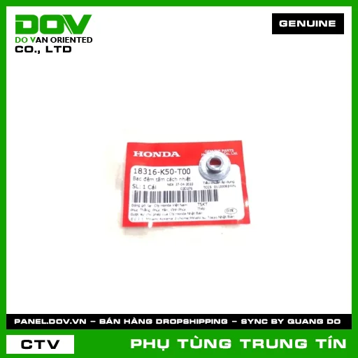 BẠC ĐỆM TẤM CÁCH NHIỆT | 18316-K50-T00 | HONDA (AIR BLADE 125, AIR BLADE 125/150) — 18316K50T00