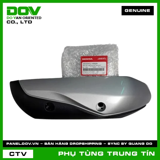 TẤM CÁCH NHIỆT ỐNG XẢ *NH411M* | 18318-K12-V00ZA | HONDA (LEAD 125) — 18318K12V00ZA