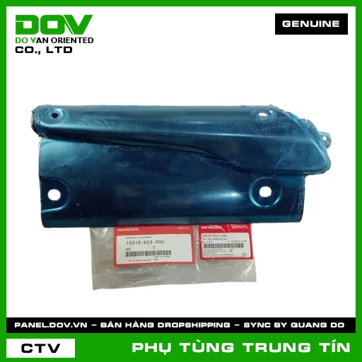 TẤM CÁCH NHIỆT ỐNG XẢ A | 18318-K53-D00 | HONDA — 18318K53D00