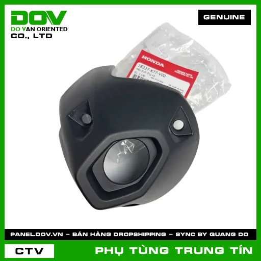 NẮP ĐUÔI ỐNG XẢ | 18327-K77-V00 | HONDA (SH 125/150) — 18327K77V00