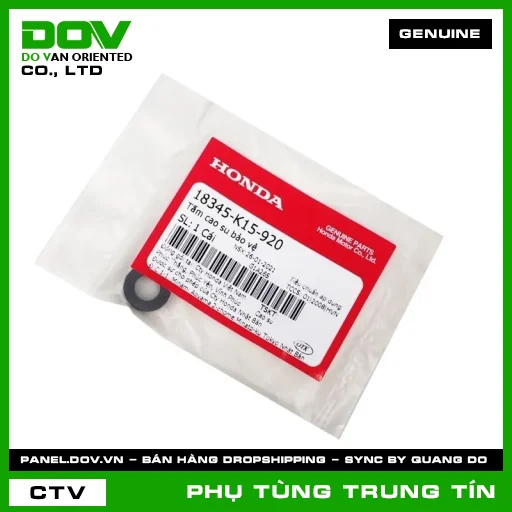 TẤM CAO SU BẢO VỆ | 18345-K15-920 | HONDA (ADV350, CBR150R, WINNER 150, WINNER R, WINNER X) — 18345K15920