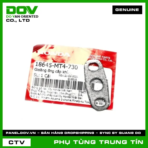 GIOĂNG ỐNG CẤP KHÍ | 18645-MT4-730 | HONDA (BLADE 110, DREAM 110, FUTURE 125, WAVE ALPHA, WAVE ALPHA 110, WAVE RSX 110) — 18645MT4730
