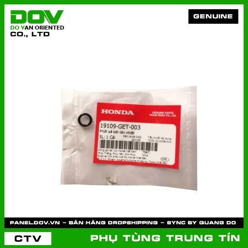 PHỚT XẢ KÉT TẢN NHIỆT | 19109-GET-003 | HONDA (AIR BLADE 125, AIR BLADE 125/150, AIR BLADE 125/160, CLICK 110, LEAD 110, LEAD 125, PCX, PCX 125, PCX 125/150, PCX 160, SH 125/150, SH 125/160, SH MODE, VARIO 160) — 19109GET003
