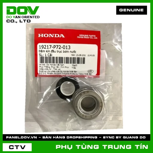 ĐỆM KÍN ĐẦU TRỤC BƠM NƯỚC | 19217-P72-013 | HONDA (CB150R, CB300R, CBR150R, REBEL 300, WINNER 150, WINNER R, WINNER X) — 19217P72013