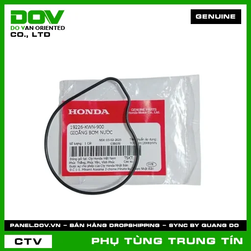 GIOĂNG BƠM NƯỚC | 19226-KWN-900 | HONDA (AIR BLADE 125, AIR BLADE 125/150, LEAD 125, PCX, PCX 125, PCX 125/150, SH 125/150, SH MODE) — 19226KWN900