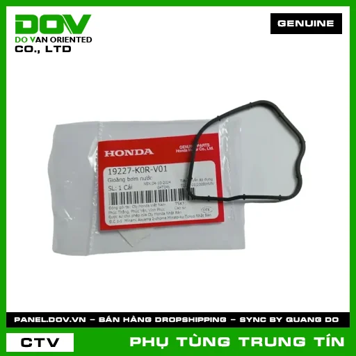 GIOĂNG BƠM NƯỚC | 19227-K0R-V01 | HONDA (AIR BLADE 125/160, LEAD 125, PCX 160, SH 125/150, SH 125/160, SH MODE, VARIO 160) — 19227K0RV01