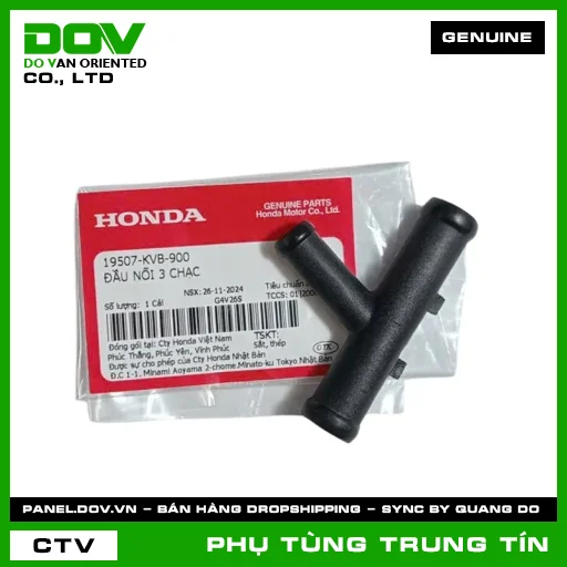 ĐẦU NỐI 3 CHẠC | 19507-KVB-900 | HONDA (AIR BLADE 110, CLICK 110) — 19507KVB900