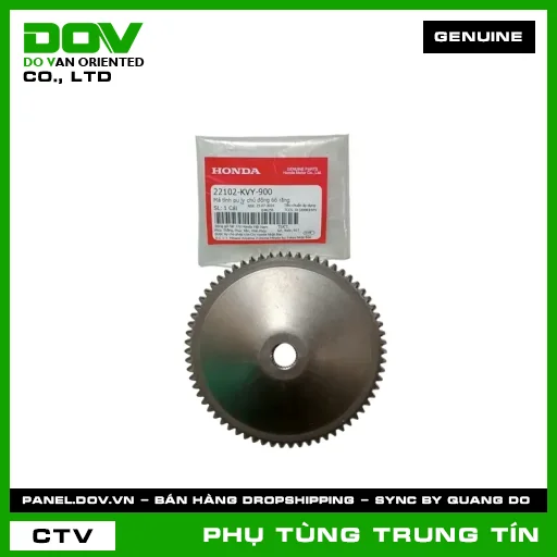 MÁ TĨNH PU LY CHỦ ĐỘNG 66 RĂNG | 22102-KVY-900 | HONDA (AIR BLADE 110) — 22102KVY900