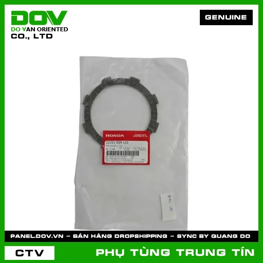 ĐĨA MA SÁT LY HỢP | 22201-K09-L01 | HONDA (BLADE 110, DREAM 110, WAVE ALPHA 110, WAVE RSX 110) — 22201K09L01