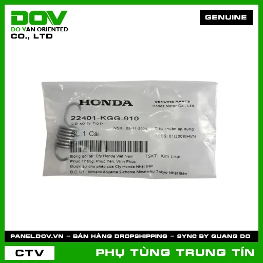 LÒ XO LY HỢP | 22401-KGG-910 | HONDA (AIR BLADE 125/160, LEAD 125, PCX 160, SH 125/150, SH 125/160, VARIO 160) — 22401KGG910