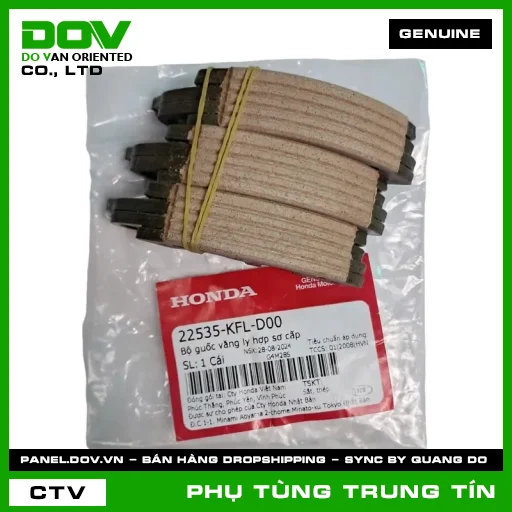 BỘ GUỐC VĂNG LY HỢP SƠ CẤP | 22535-KFL-D00 | HONDA (SUPER DREAM, WAVE 100, WAVE ALPHA) — 22535KFLD00