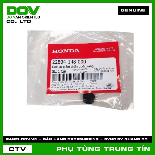 CAO SU GIẢM CHẤN GUỐC VĂNG | 22804-148-000 | HONDA (ADV350, AIR BLADE 125, AIR BLADE 125/150, AIR BLADE 125/160, LEAD 125, PCX, PCX 125, PCX 125/150, PCX 160, SH 125/150, SH 125/160, SH MODE, VARIO 160, VISION 110) — 22804148000