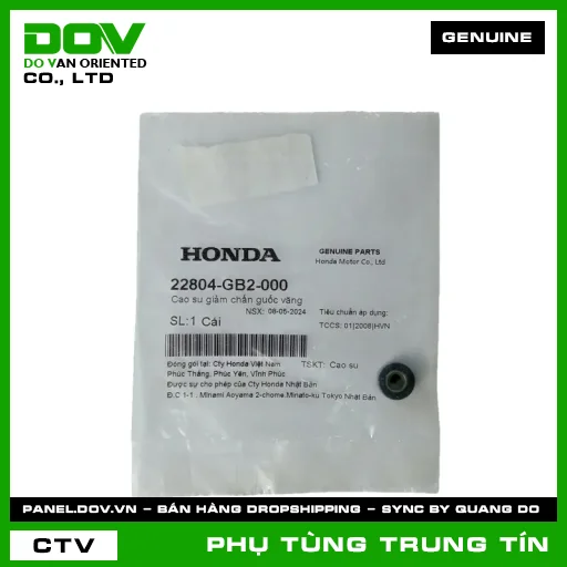 CAO SU GIẢM CHẤN GUỐC VĂNG | 22804-GB2-000 | HONDA (ADV350, AIR BLADE 110, BLADE 110, CLICK 110, DREAM 110, FUTURE NEO, LEAD 110, PCX, SH 125/150, SH 350, SUPER DREAM, VISION 110, WAVE 100, WAVE ALPHA, WAVE ALPHA 110, WAVE RSX 110) — 22804GB2000