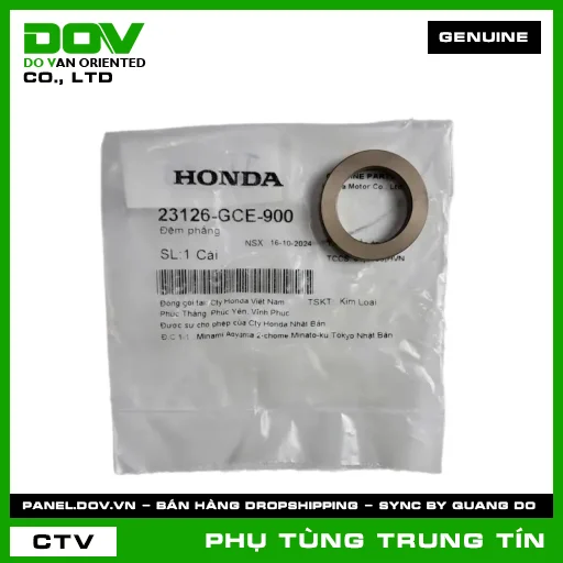 ĐỆM PHẲNG | 23126-GCE-900 | HONDA (SUPER DREAM, WAVE 100, WAVE ALPHA) — 23126GCE900
