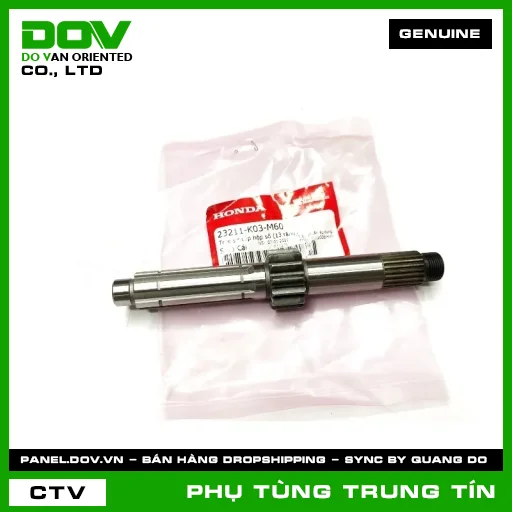 TRỤC SƠ CẤP HỘP SỐ (13 RĂNG) | 23211-K03-M60 | HONDA (BLADE 110, WAVE ALPHA 110, WAVE RSX 110) — 23211K03M60
