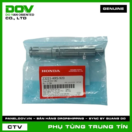 TRỤC SỐ THỨ CẤP | 23221-KRS-920 | HONDA (SUPER DREAM, WAVE ALPHA) — 23221KRS920