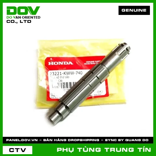 TRỤC SỐ THỨ CẤP | 23221-KWW-740 | HONDA (DREAM 110, WAVE RSX 110) — 23221KWW740