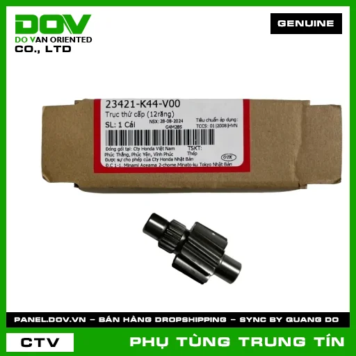 TRỤC THỨ CẤP (12RĂNG) | 23421-K44-V00 | HONDA (VISION 110) — 23421K44V00