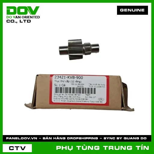 TRỤC THỨ CẤP (12 RĂNG) | 23421-KVB-900 | HONDA (AIR BLADE 110, CLICK 110, VISION 110) — 23421KVB900