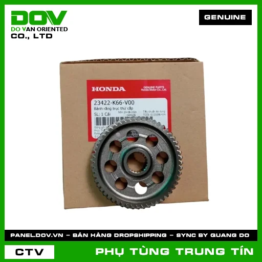 BÁNH RĂNG TRỤC THỨ CẤP | 23422-K66-V00 | HONDA (AIR BLADE 125, AIR BLADE 125/150, SH 125/150, SH MODE) — 23422K66V00